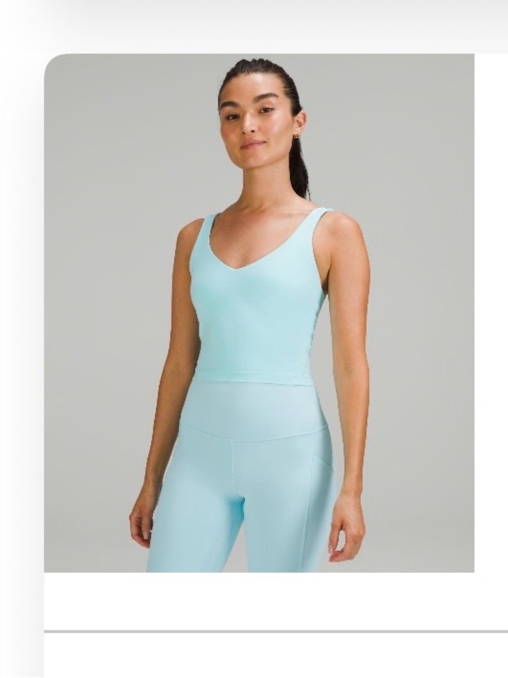 Lululemon Align Tank Size 4 Icing Blue Light Support A/B Cup